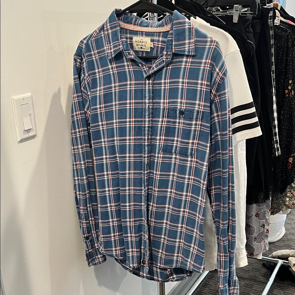 The Normal Brand S Oversized cotton flannel